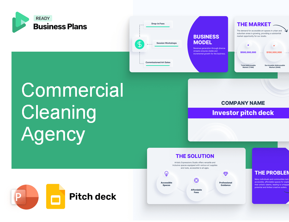 Commercial Cleaning Agency Pitch Deck
