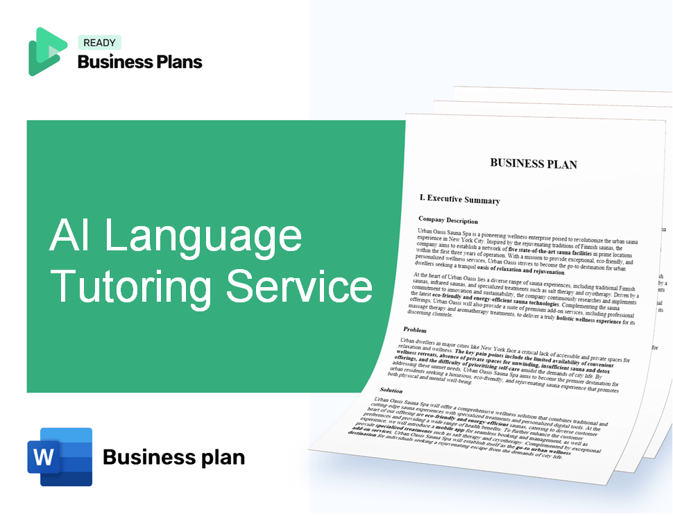 AI Language Tutoring Service Business Plan