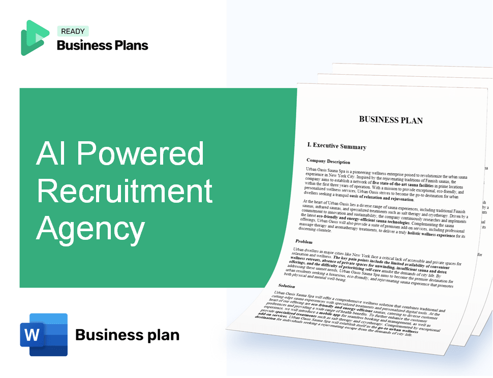 AI Powered Recruitment Agency Business Plan