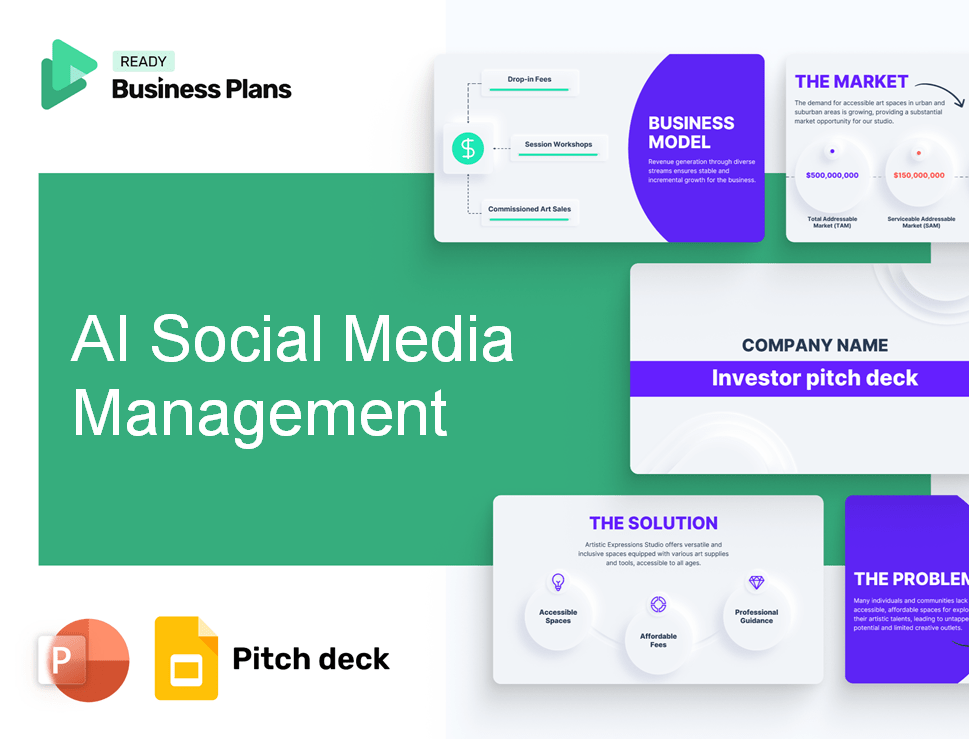 AI Social Media Management Pitch Deck