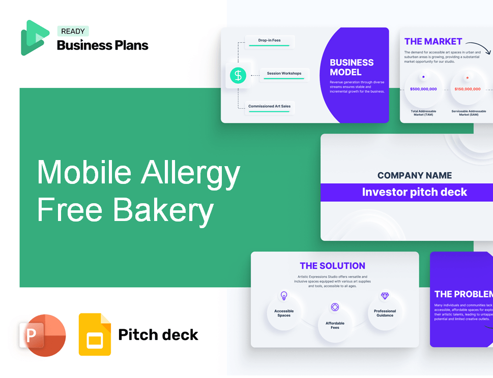Mobile Allergy Free Bakery Pitch Deck