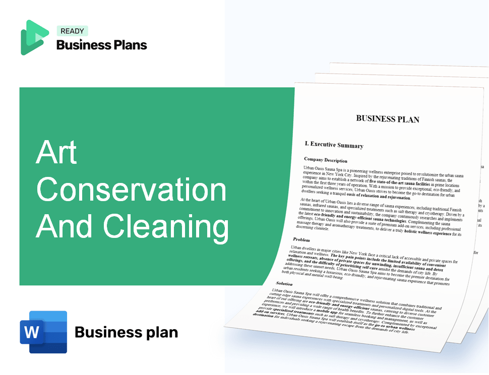 Art Conservation And Cleaning Business Plan
