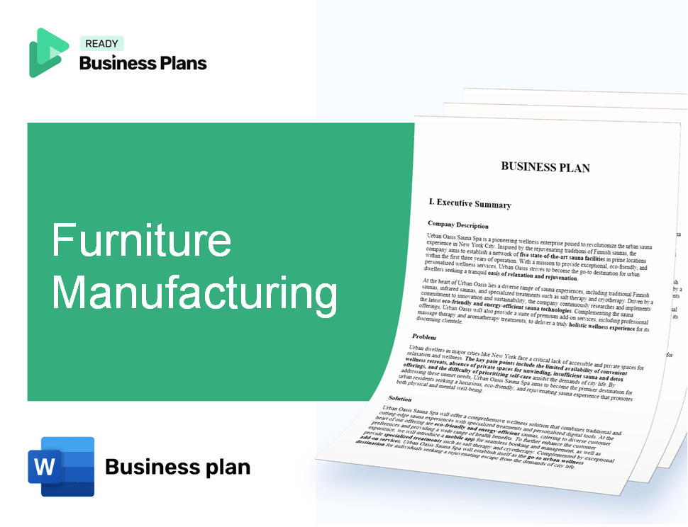 Furniture Manufacturing Business Plan