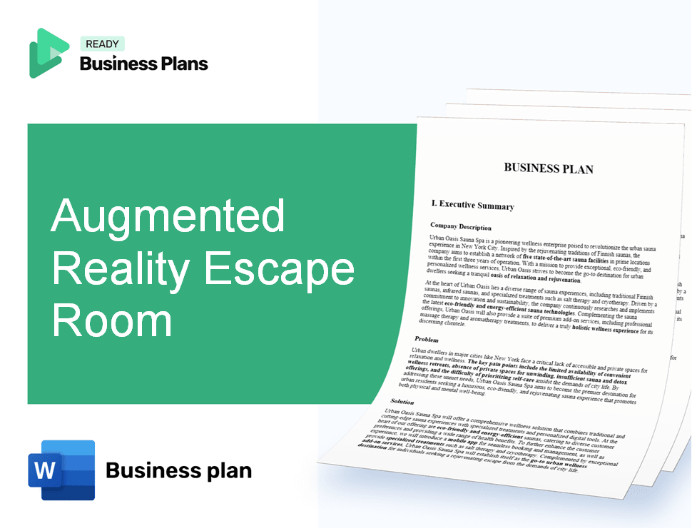 Augmented Reality Escape Room Business Plan