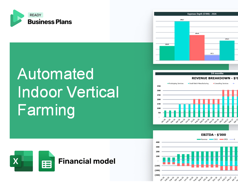 Automated Indoor Vertical Farming Financial Model