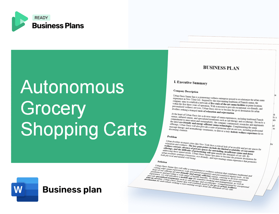 Autonomous Grocery Shopping Carts Business Plan