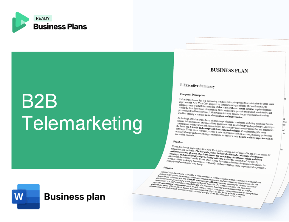 B2B Telemarketing Business Plan