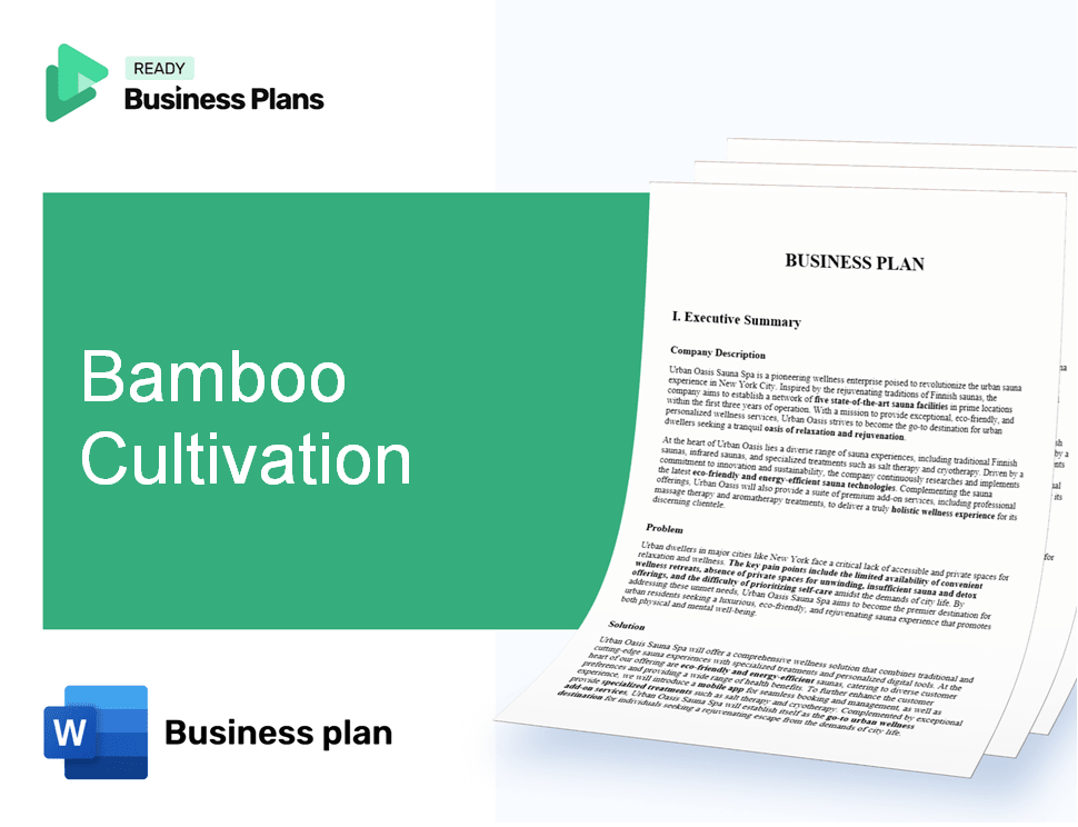 Bamboo Cultivation Business Plan