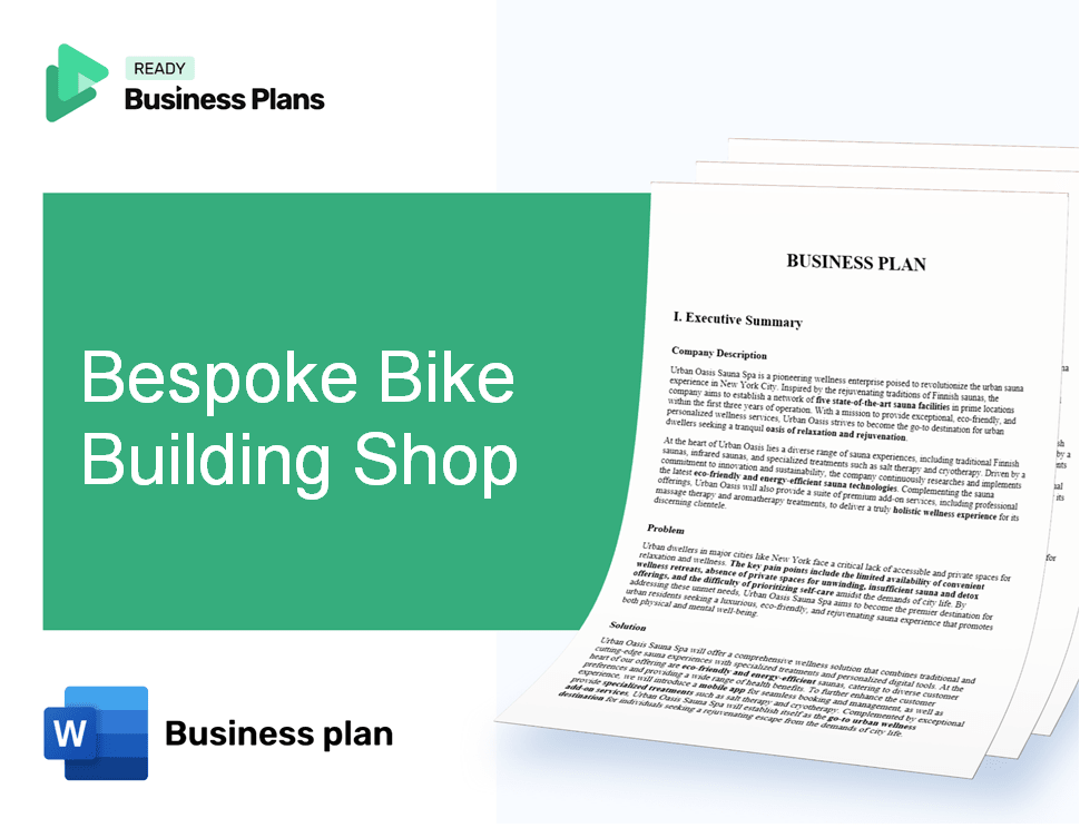 Bespoke Bike Building Shop Business Plan