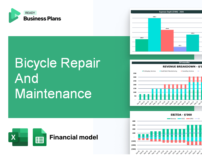 Bicycle Repair And Maintenance Financial Model