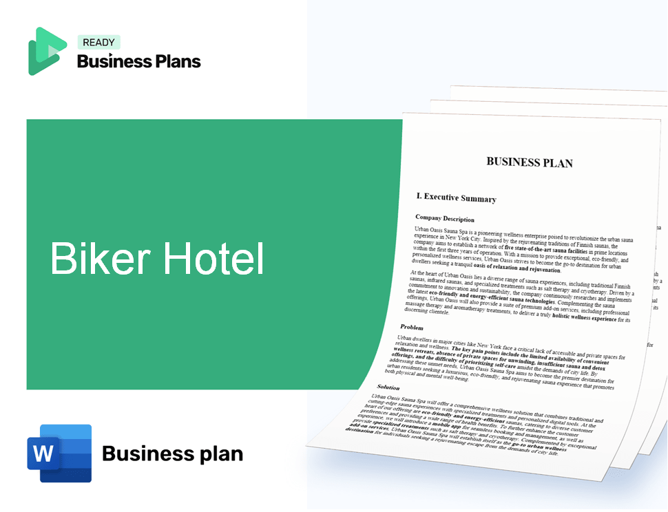 Biker Hotel Business Plan