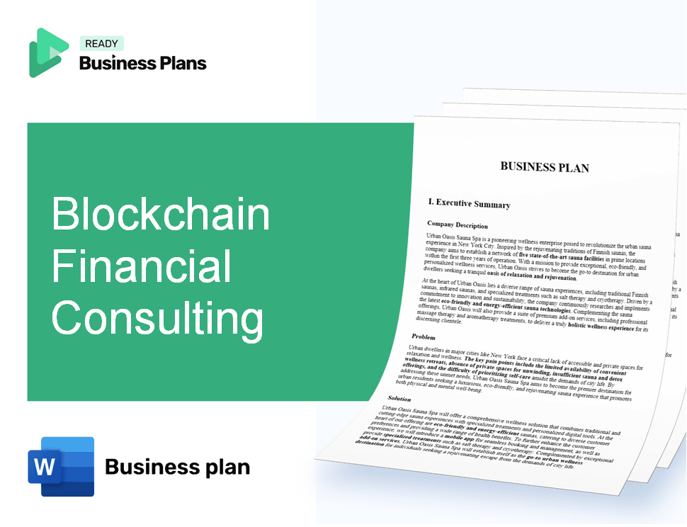 Blockchain Financial Consulting Business Plan
