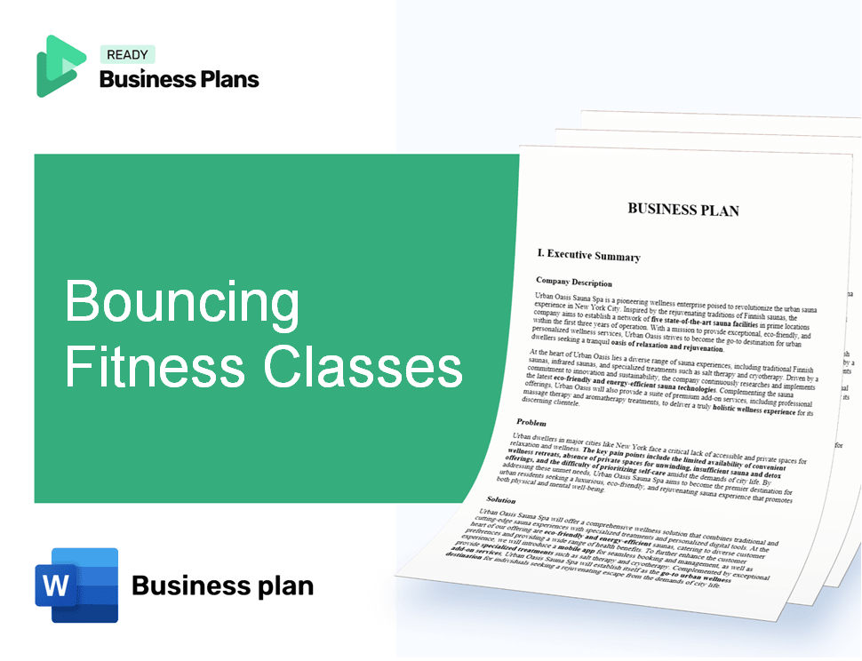 Bouncing Fitness Classes Business Plan