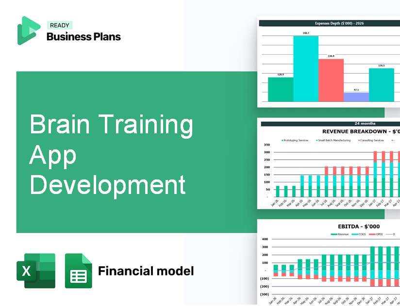Brain Training App Development Financial Model