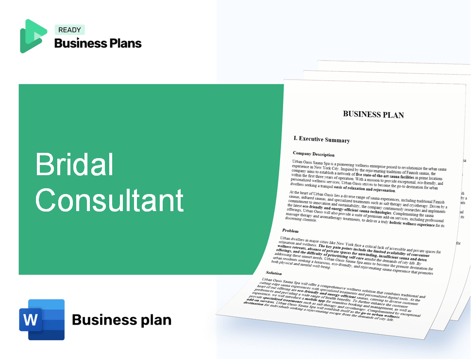 Bridal Consultant Business Plan