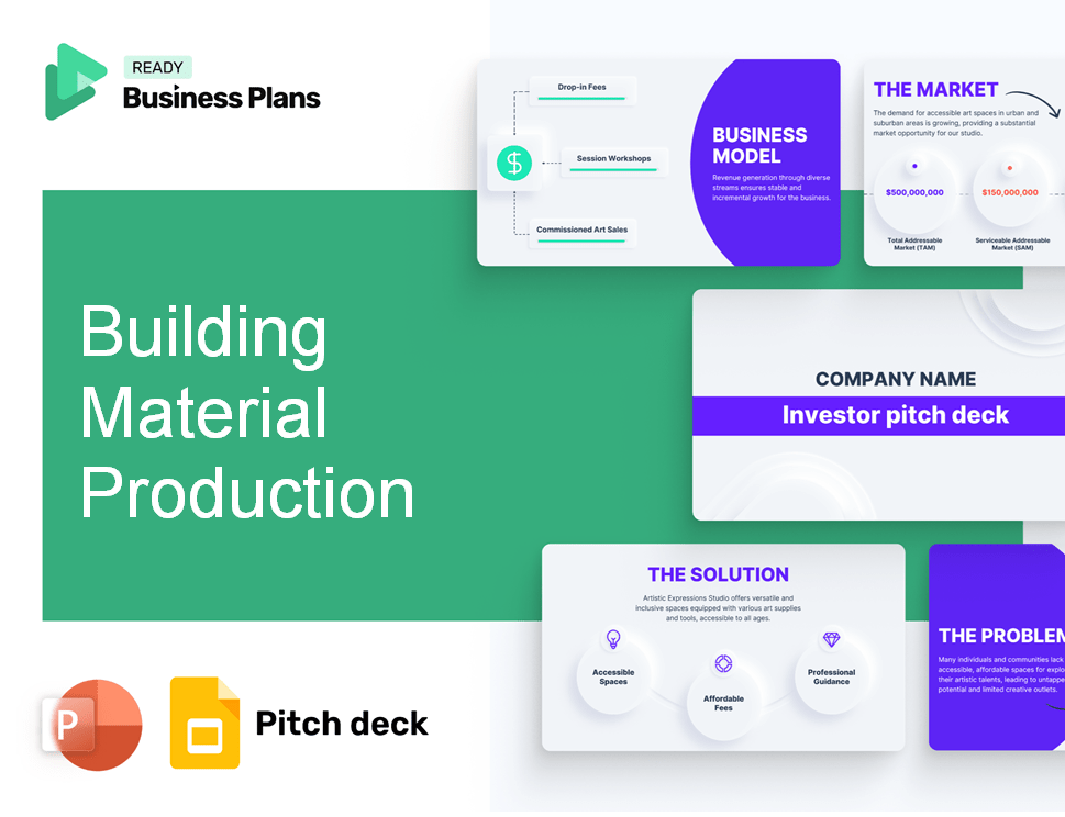 Building Material Production Pitch Deck