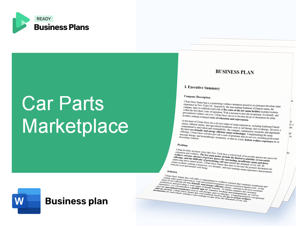 Car Parts Marketplace Business Plan