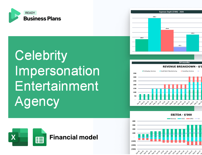 Celebrity Impersonation Entertainment Agency Financial Model
