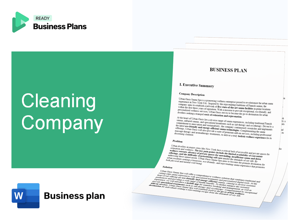 Cleaning Company Business Plan