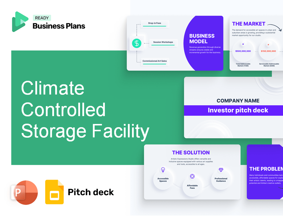 Climate Controlled Storage Facility Pitch Deck