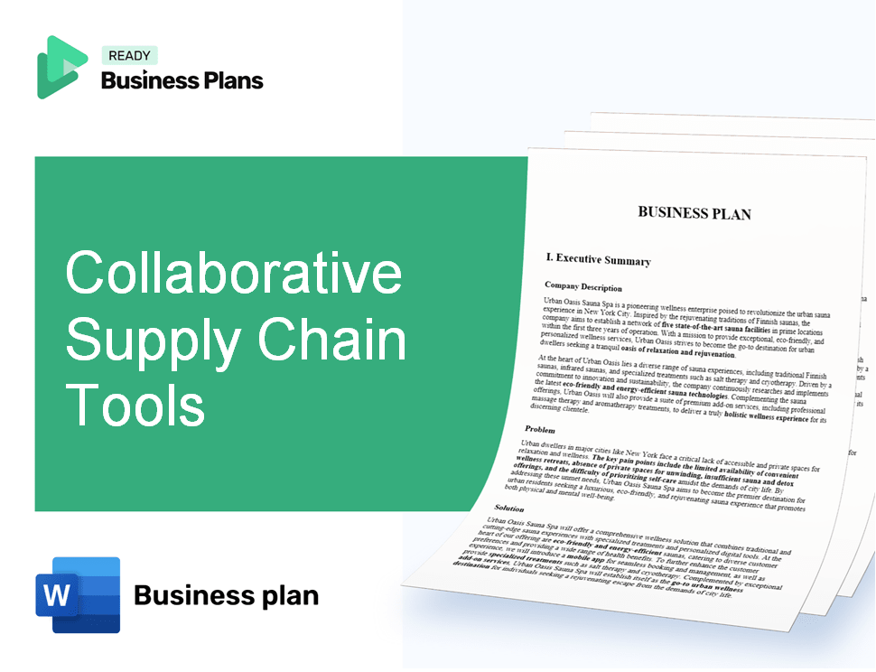 Collaborative Supply Chain Tools Business Plan