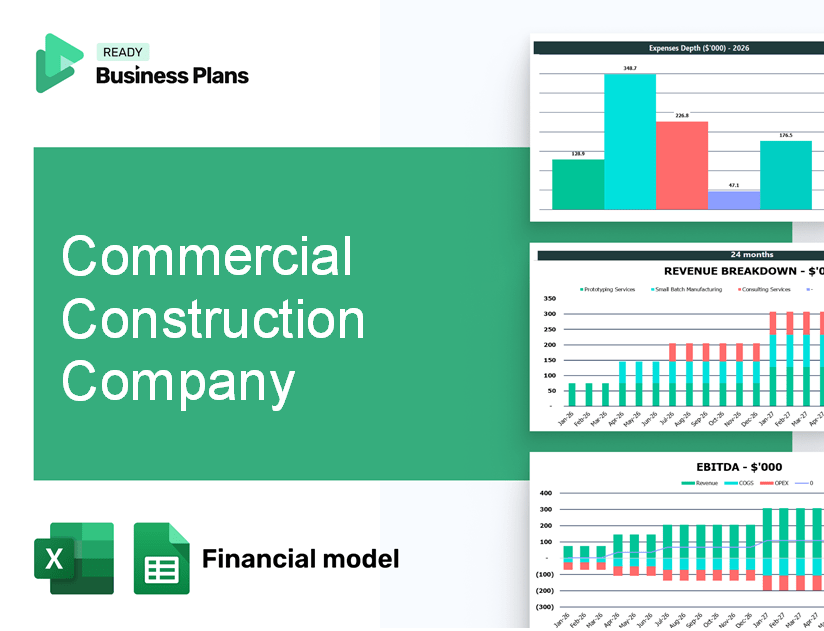Commercial Construction Company Financial Model