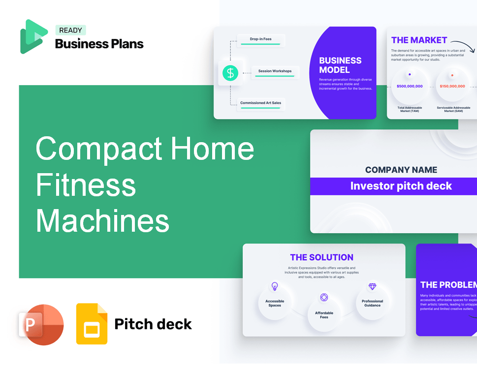 Compact Home Fitness Machines Pitch Deck