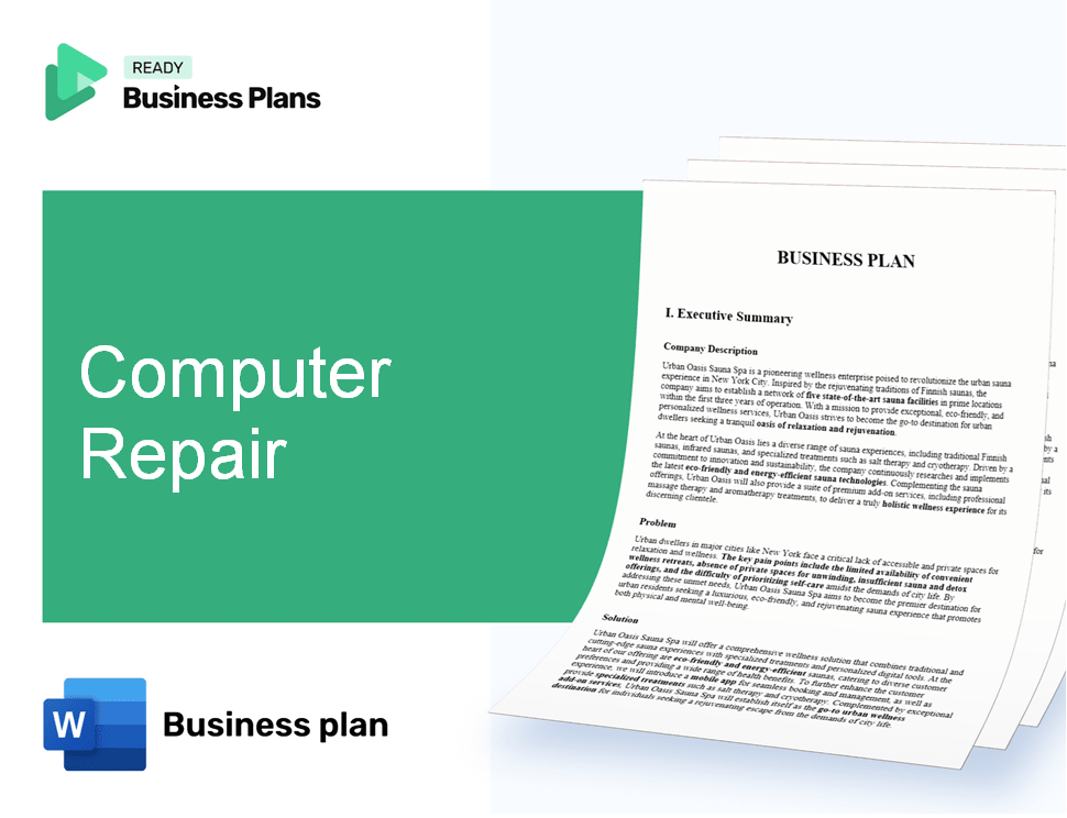 Computer Repair Business Plan
