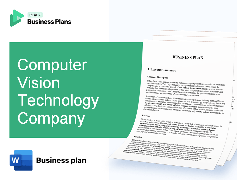 Computer Vision Technology Company Business Plan