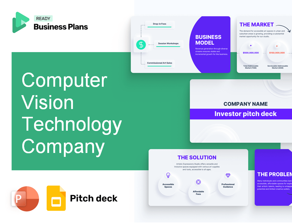 Computer Vision Technology Company Pitch Deck