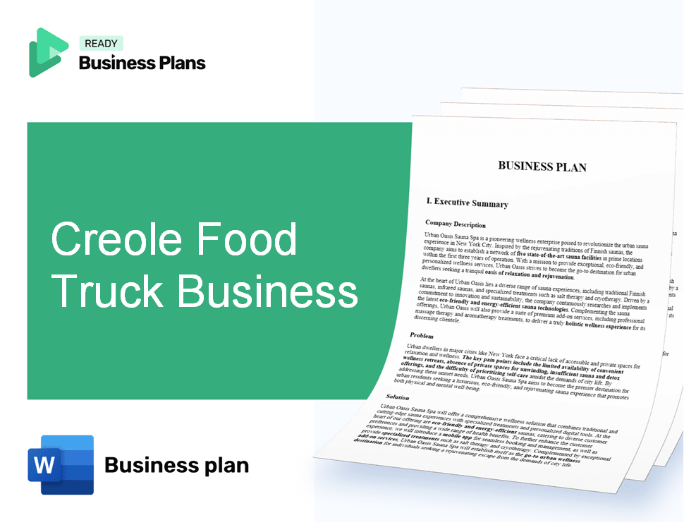 Creole Food Truck Business Business Plan