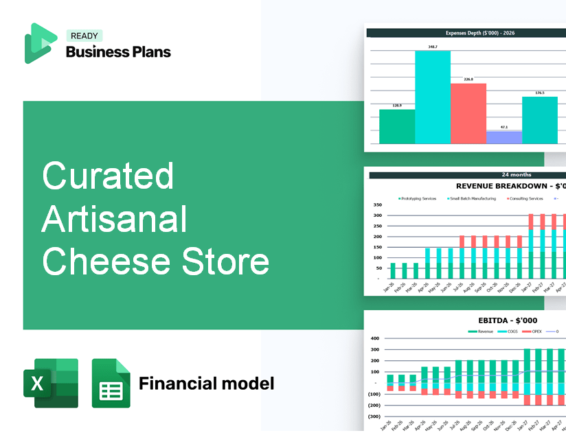 Curated Artisanal Cheese Store Financial Model