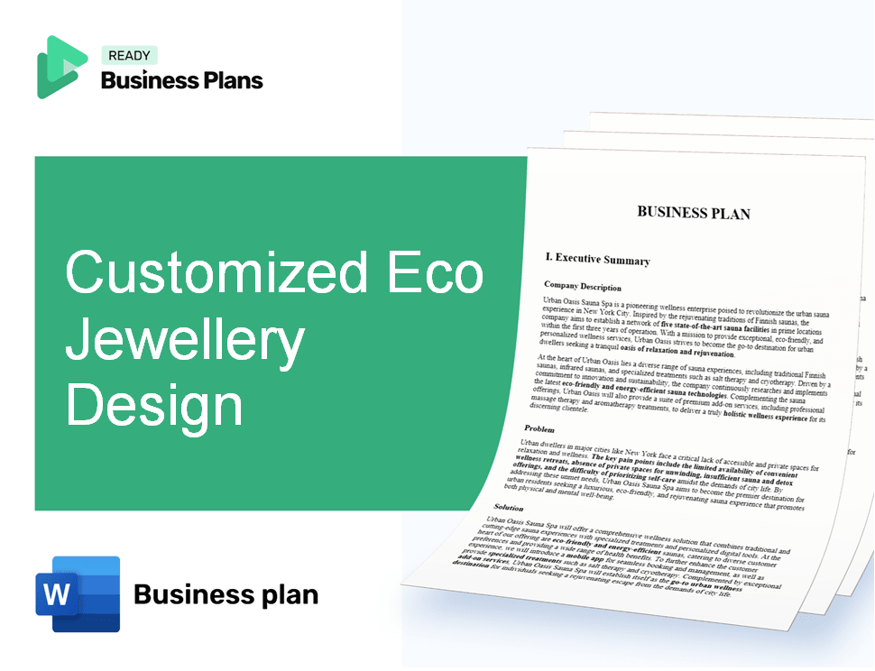 Customized Eco Jewellery Design Business Plan