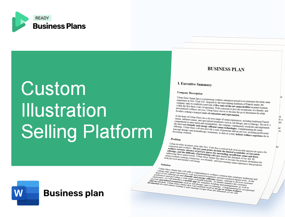 Custom Illustration Selling Platform Business Plan