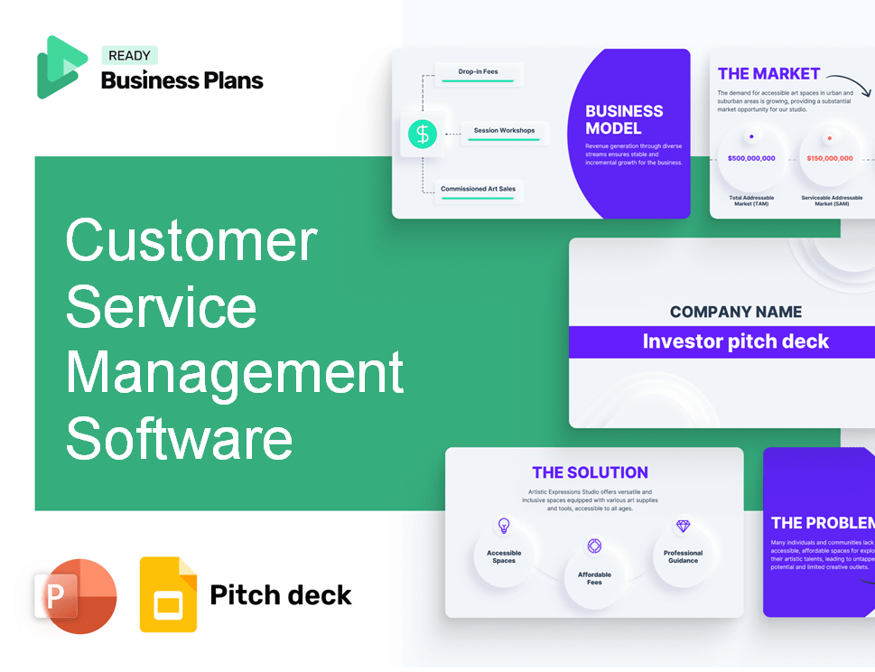 Customer Service Management Software Pitch Deck