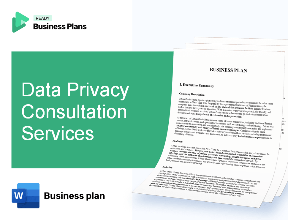 Data Privacy Consultation Services Business Plan