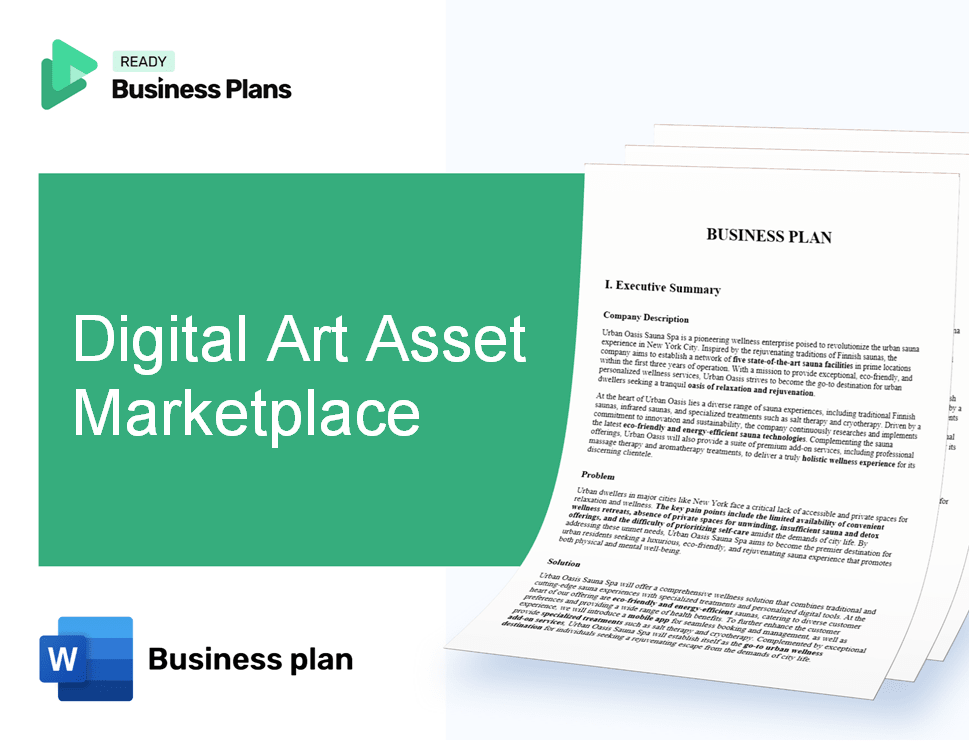 Digital Art Asset Marketplace Business Plan