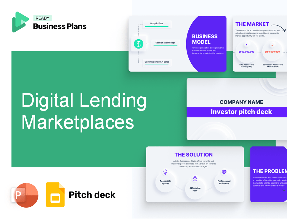 Digital Lending Marketplaces Pitch Deck