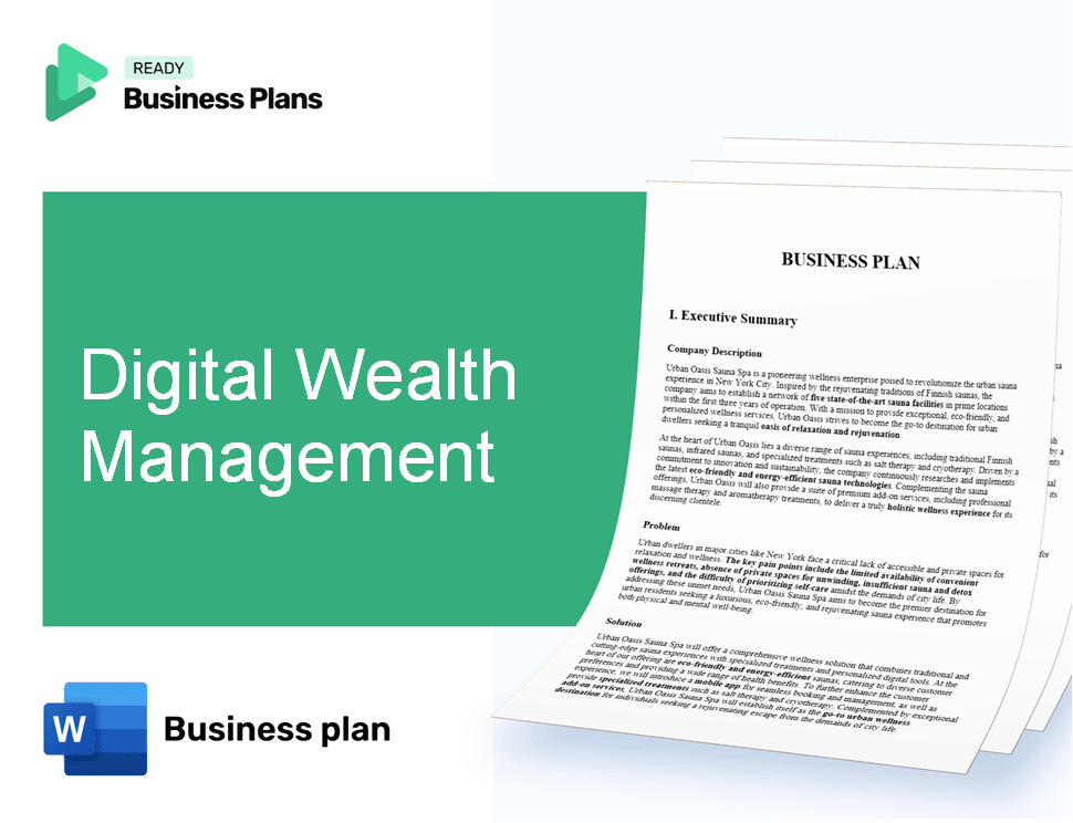 Digital Wealth Management Business Plan