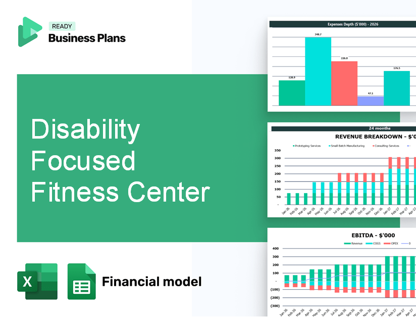 Disability Focused Fitness Center Financial Model