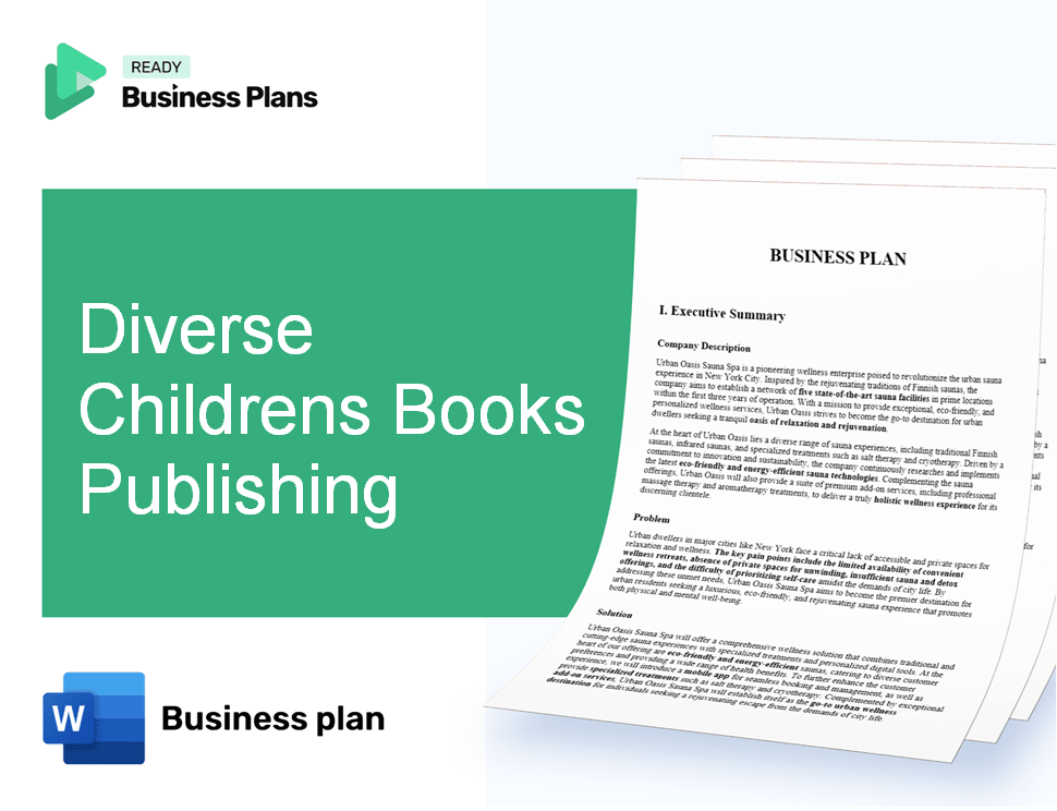 Diverse Childrens Books Publishing Business Plan
