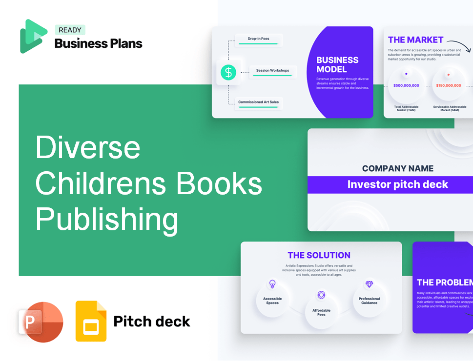 Diverse Childrens Books Publishing Pitch Deck