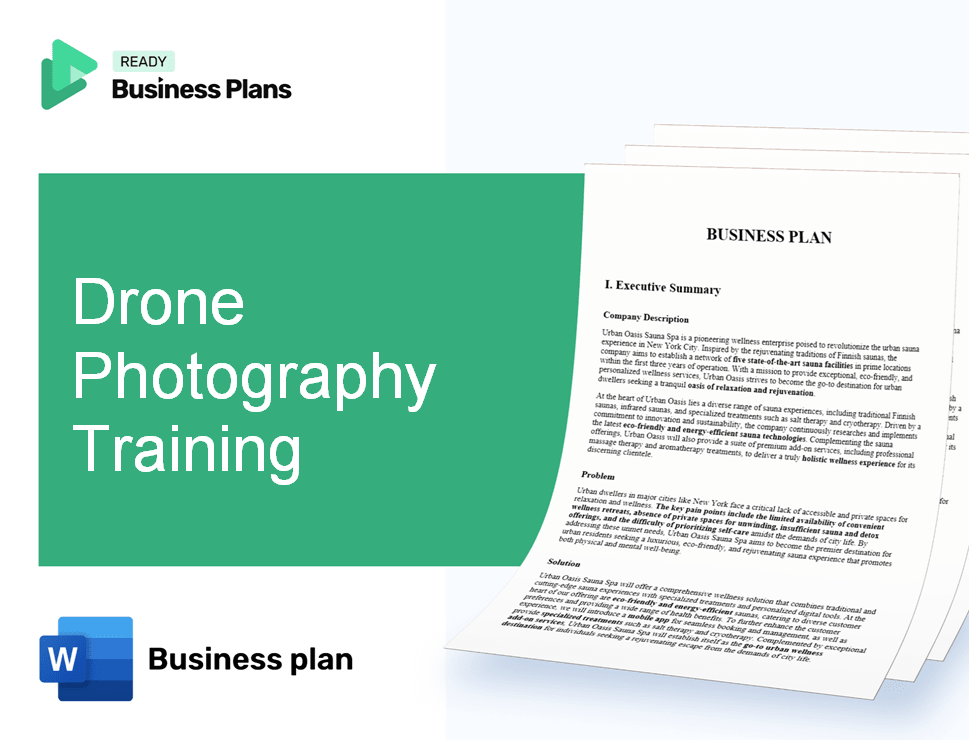 Drone Photography Training Business Plan