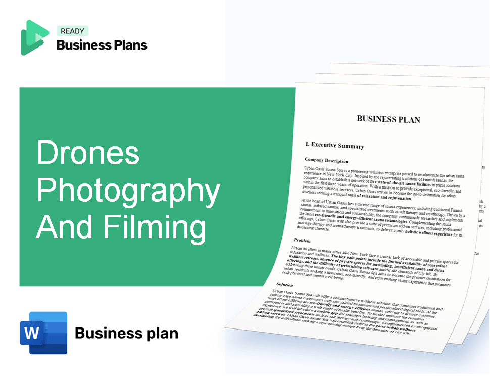 Drones Photography And Filming Business Plan