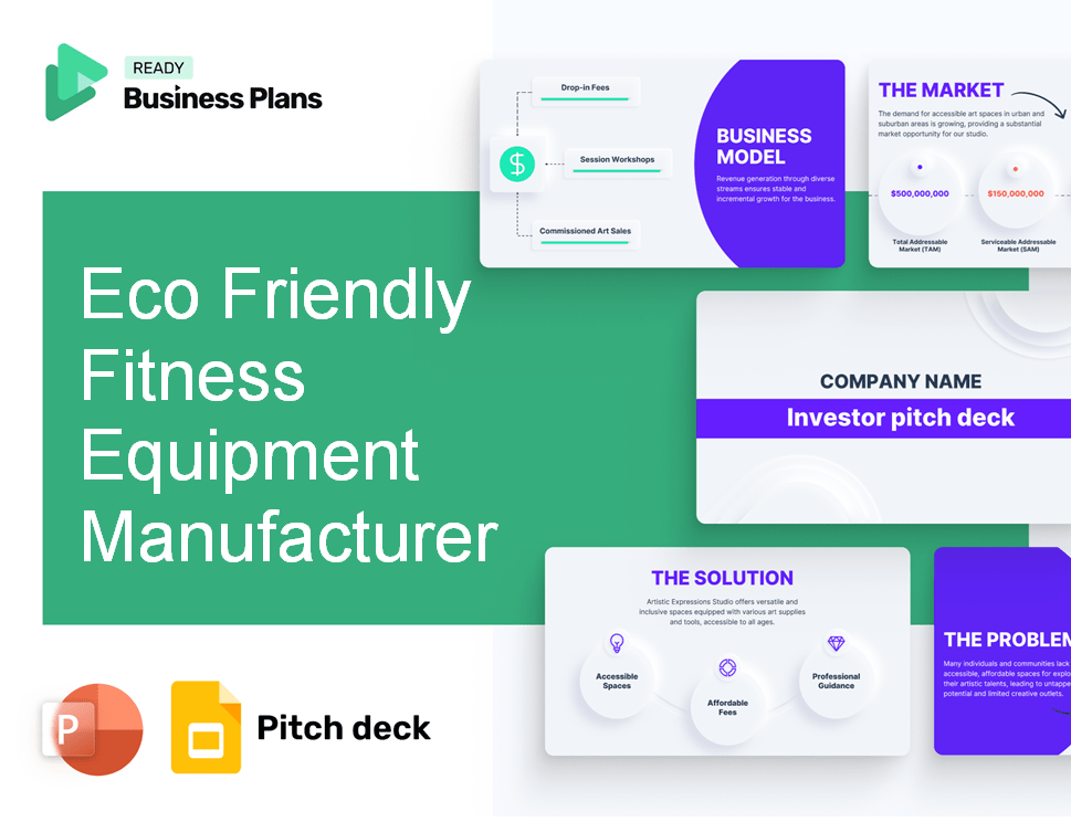 Eco Friendly Fitness Equipment Manufacturer Pitch Deck