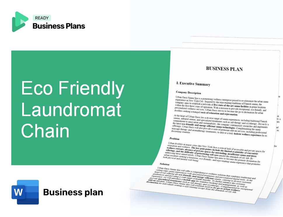 Eco Friendly Laundromat Chain Business Plan