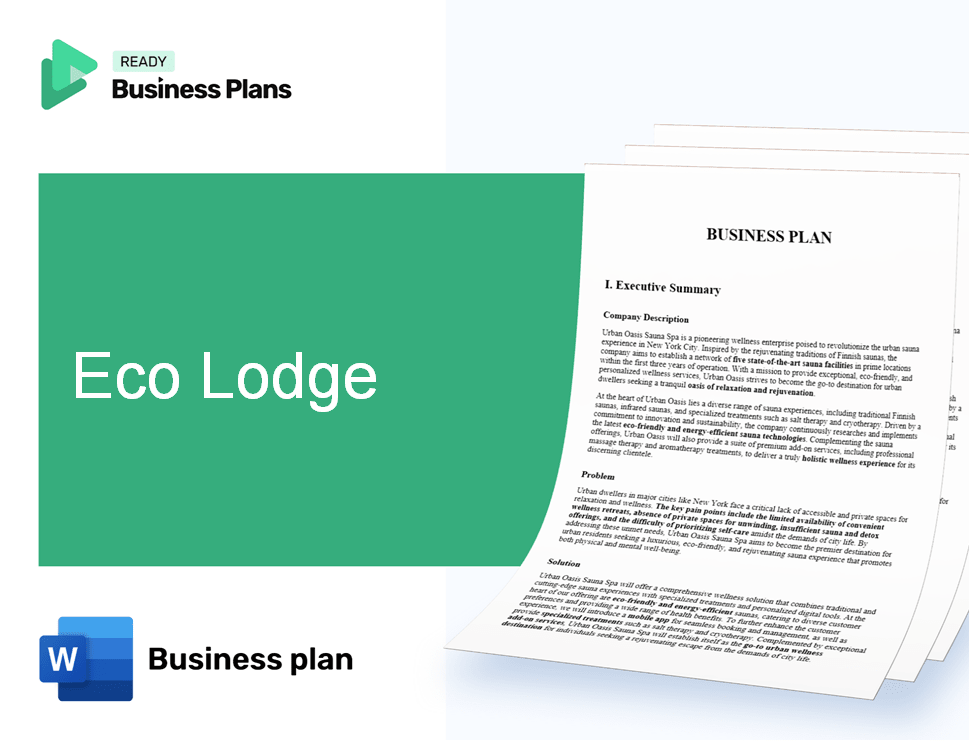Eco Lodge Business Plan