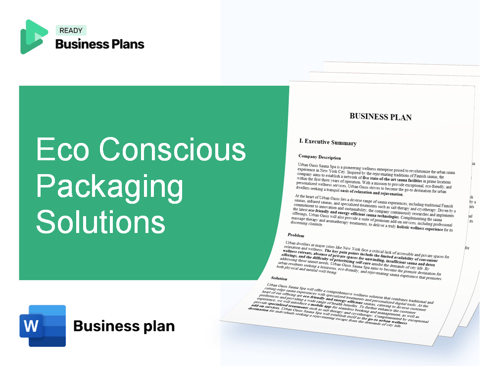 Eco Conscious Packaging Solutions Business Plan