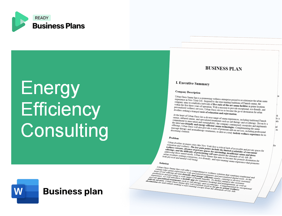 Energy Efficiency Consulting Business Plan