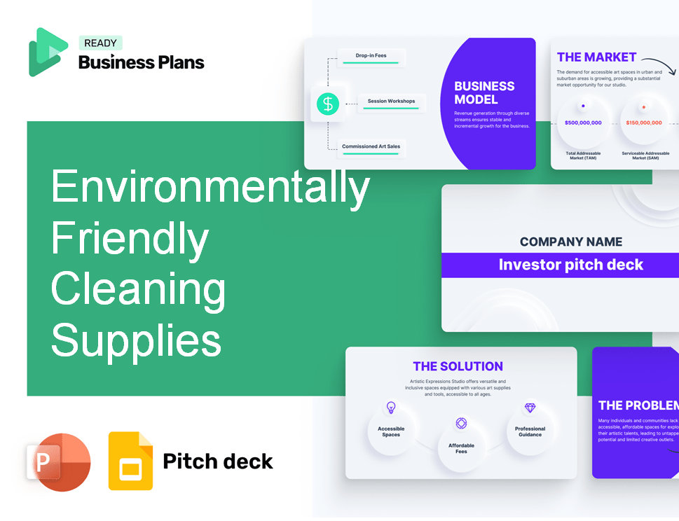 Environmentally Friendly Cleaning Supplies Pitch Deck